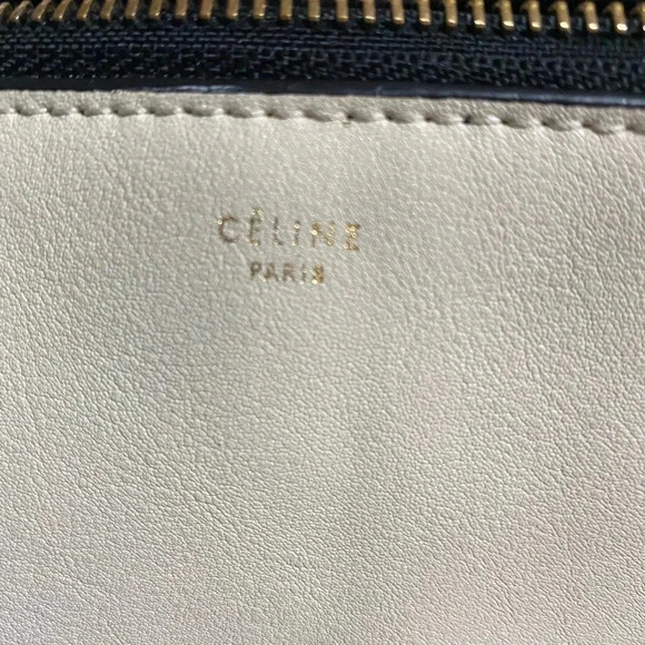 Celine bicolor medium edge shoulder bag - Picture 7 of 11